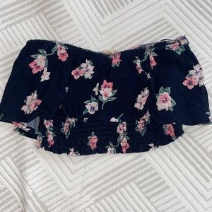 Floral tube top